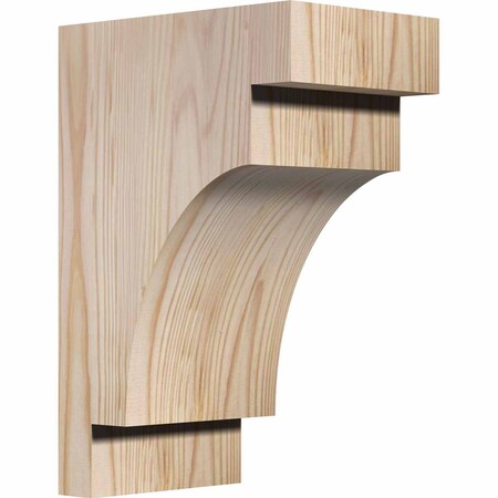 Ekena Millwork Mediterranean Smooth Corbel, Douglas Fir, 5 1/2"W x 8"D x 12"H COR06X08X12MED00SDF